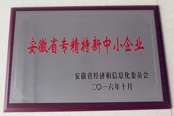 安徽省专精特新中小企业