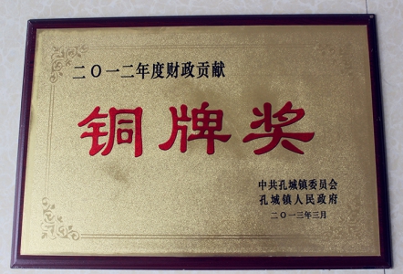 铜牌奖