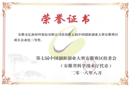 创新创业大赛三等奖