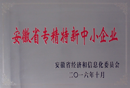 安徽省专精特新中小企业