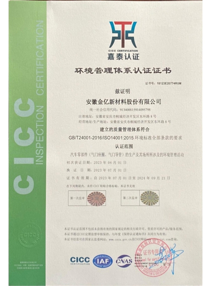环境-质量管理认证