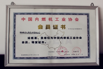 200701中国内燃机工业协会会员证书