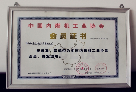 200701中国内燃机工业协会会员证书